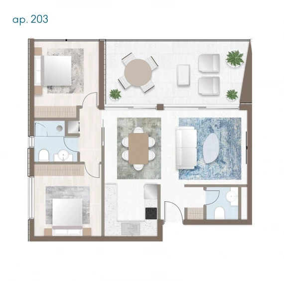 Seven apartment 203